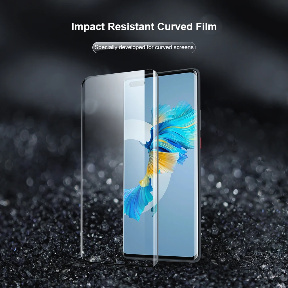 nillkin for huawei mate 40 pro glass 2pcs impact resistant curved film glass screen protector for 40 pro 40 pro 40 rs 40e free global shipping