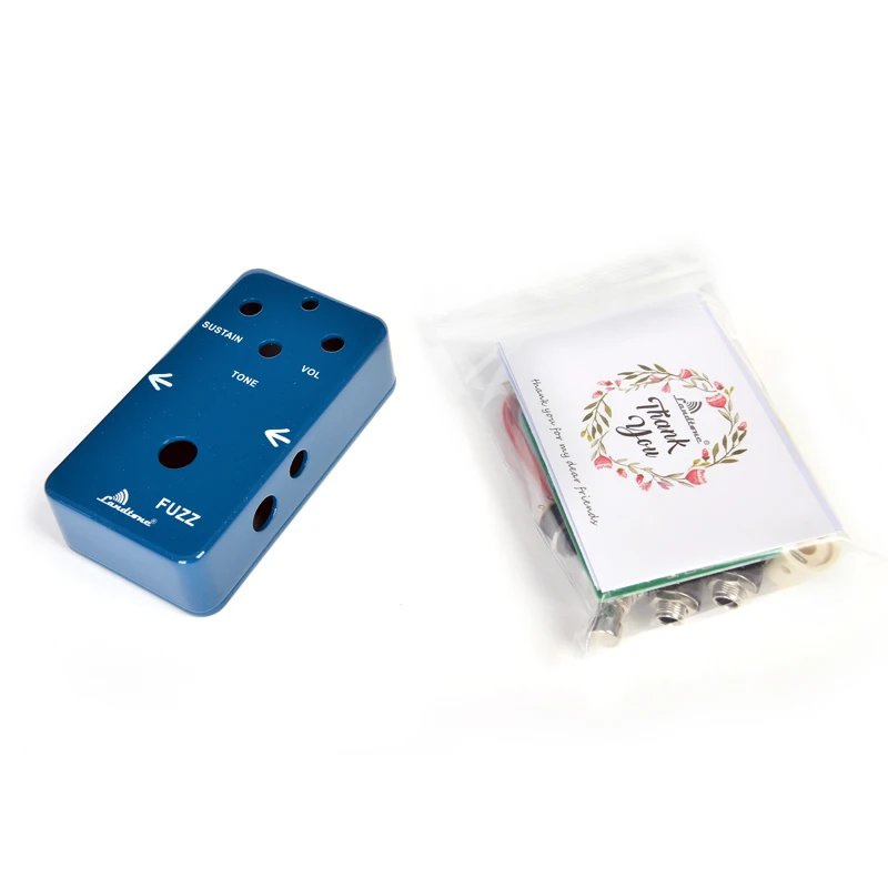 Новая DIY педаль Fuzz и искажения, все комплекты с алюминиевой коробкой в стиле 1590B, истинное отключение для бас-гитары, бесплатная доставка (art.: 79de4e98c) - 79de4e98c