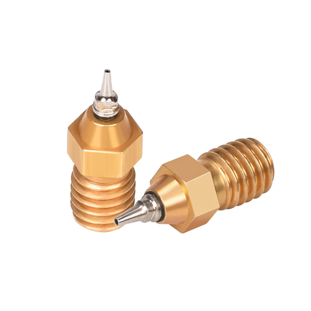 Высокое качество Budaschnozzle1.1 латунная насадка 0,2/0,3/0,4/0,5 мм 1,75 мм нити 3D-принтеры Запчасти для Ender-3 CR-10 j-head Hotend