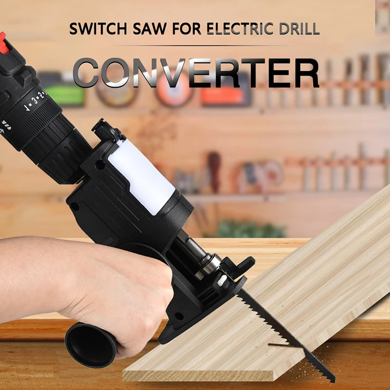 

Electric Reciprocating Saw Electric Drill Modified Electric Saw Portable Wood Working Cutting Tool For Home HR
