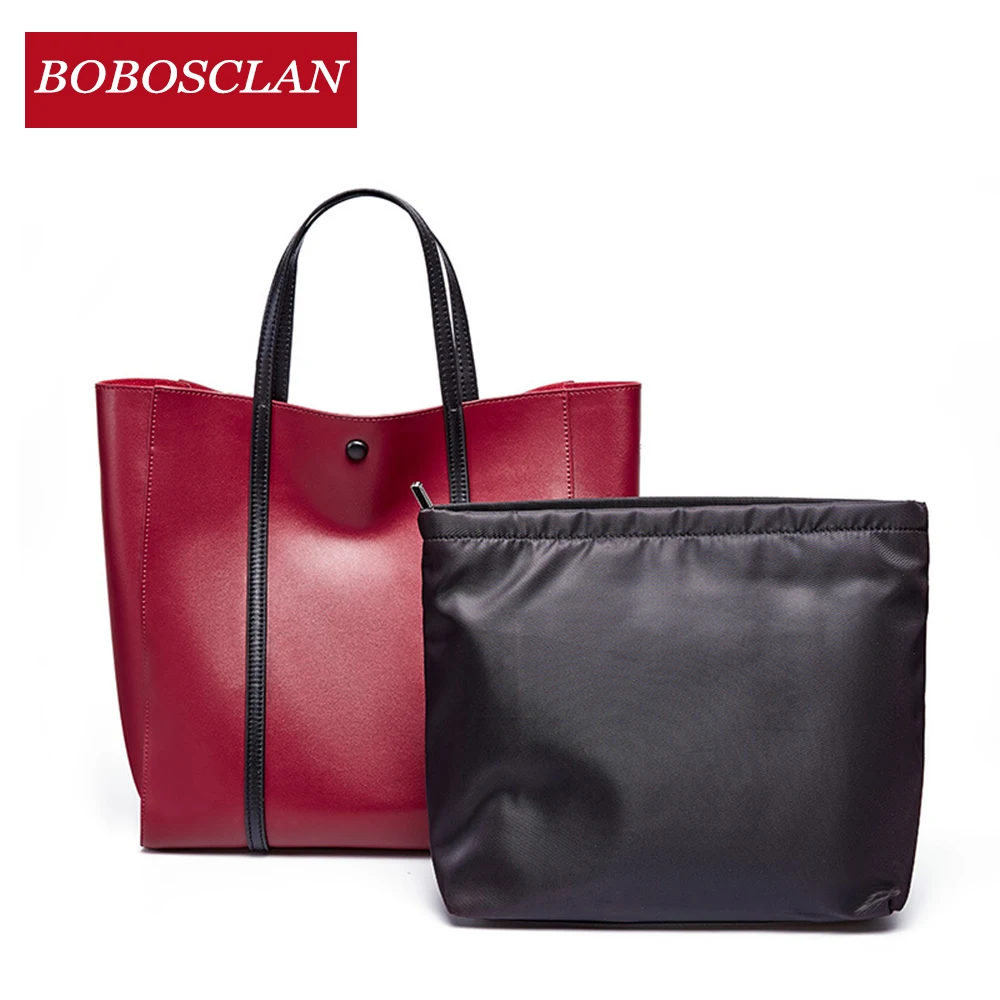 Женская сумка BOBOSCLAN из вощеной кожи женские кожаные сумки роскошные ручные с