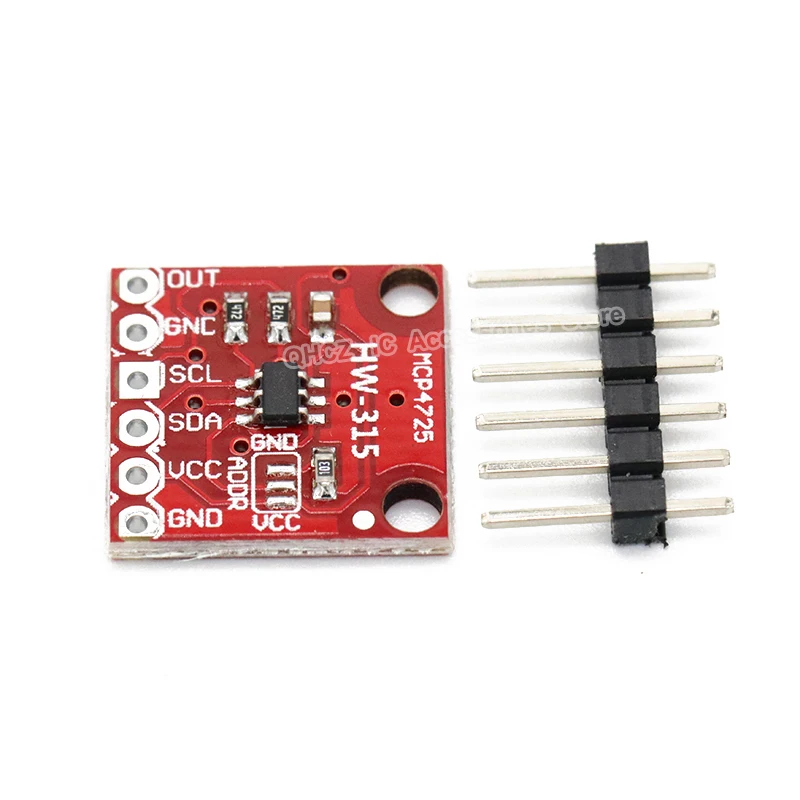 10 шт./лот MCP4725 I2C DAC Модульная плата разработки