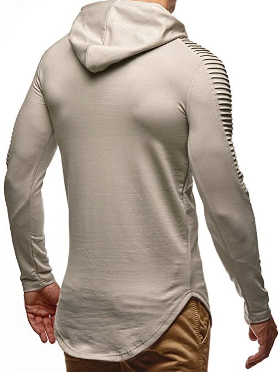 Мужская толстовка с капюшоном размера плюс Повседневная Уличная одежда базовый