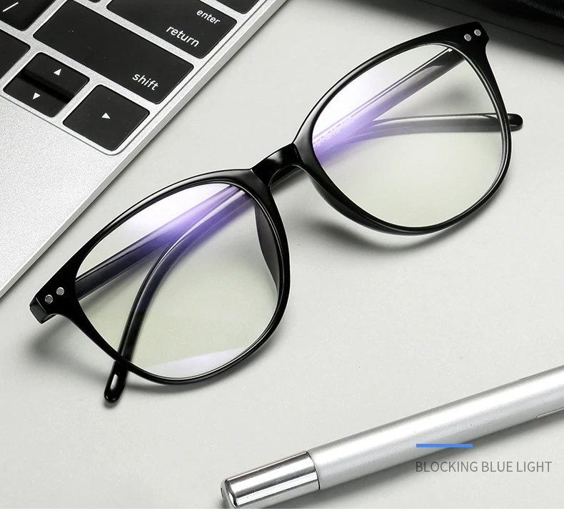 Agstum -1 -1.5 -2 -2.5 -3 -3.5 -4 -4.5 -5.0 Anti Blue Ray Classic Myopia Glasses With Degree Women Men Black Frame | Аксессуары для