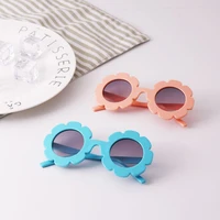 classic summer children sunglasses kids boys girls sunglass transparent flowers retro baby sun glasses uv400 protection