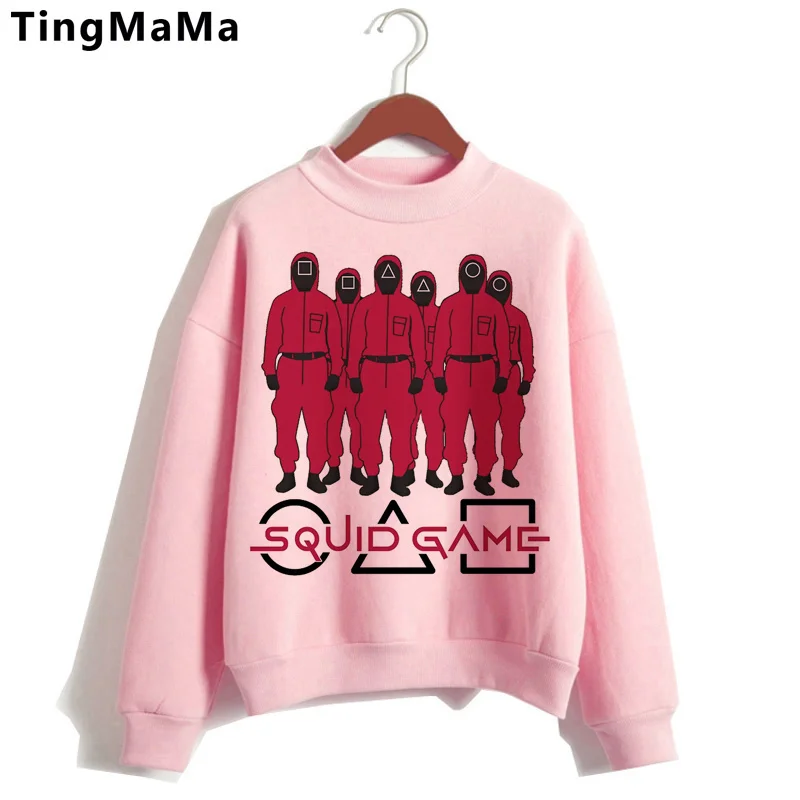 

Squid Game hoodies female Ulzzang y2k aesthetic women hoody anime streetwear