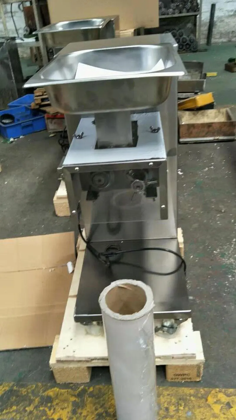 500 кг/ч Макс. Выход Мясорубка промышленная ломтерезка машина для резки мяса из