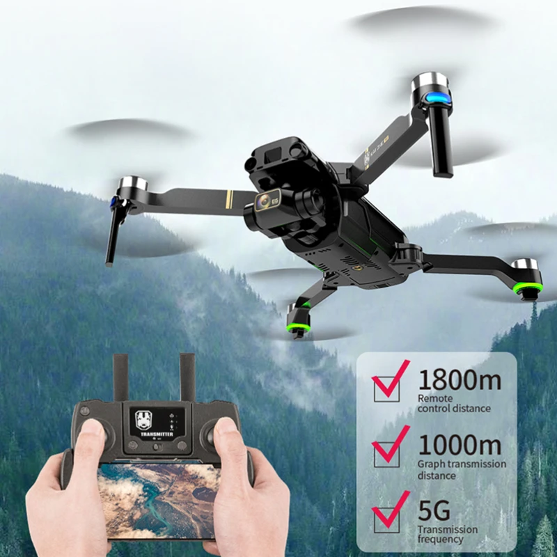 GPS бесщеточный Мощность 8K дрона с дистанционным управлением двойной Камера 3