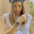 Чжунви Миюки браслет набор черные заклепки ювелирные изделия Pulseras Mujer Moda 2021 уникальные браслеты для женщин ручной работы ткацкий станок лучшие подарки для друзей