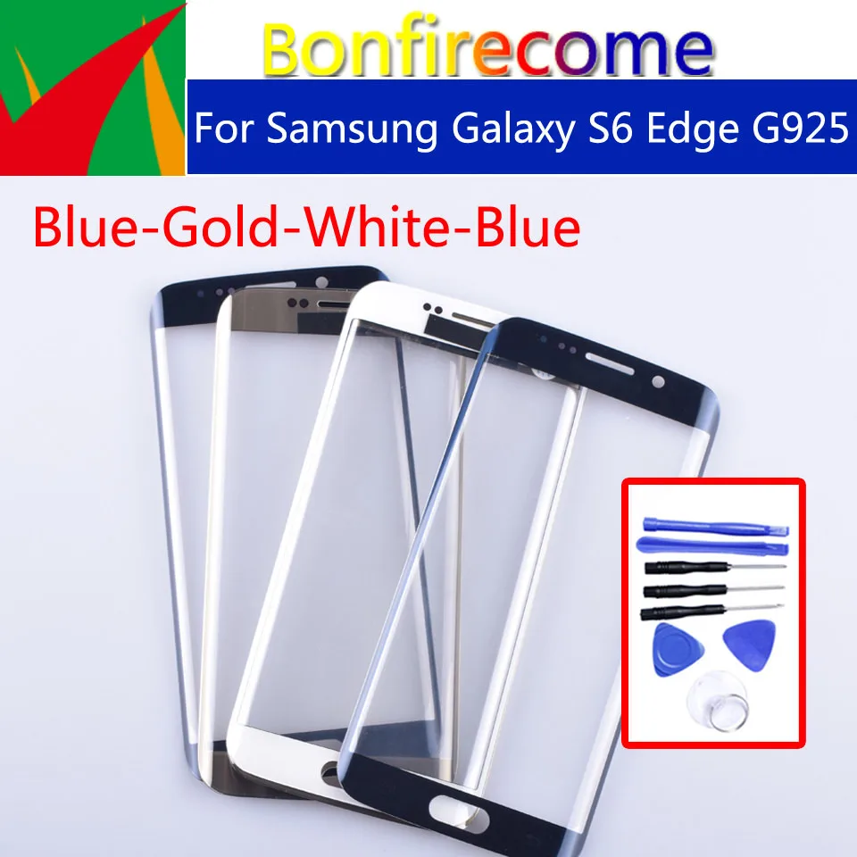 Сенсорный экран S6Edge для Samsung Galaxy S6 Edge G925 SM G925V G925F G9250 LCD переднее внешнее стекло