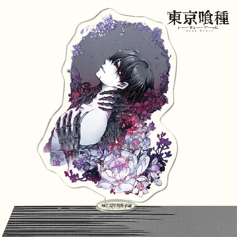 

1pcs Tokyo Ghoul Cosplay Acrylic Stand Model Plate Desktop Decor Anime Accessories Kaneki Ken Haise Sasaki Figure Standing Model