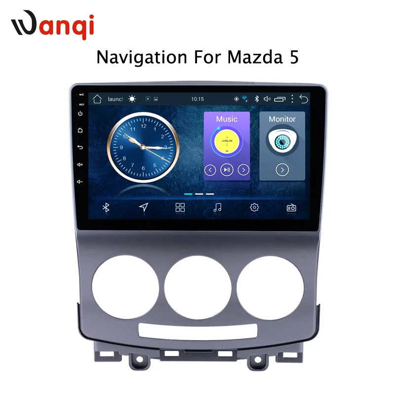 Автомобильный DVD плеер Android 9 1 для Mazda 5 2005 2010 GPS Glonass Навигация Аудио Видео
