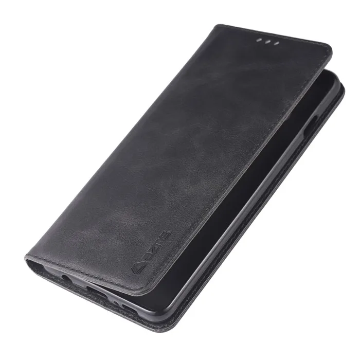 Магнитный кожаный чехол-книжка в стиле ретро для samsung Galaxy S8, S9, S10 Plus, S10e, Note 9, S7 Edge, чехол-кошелек, слот для карт, подставка - Цвет: Black