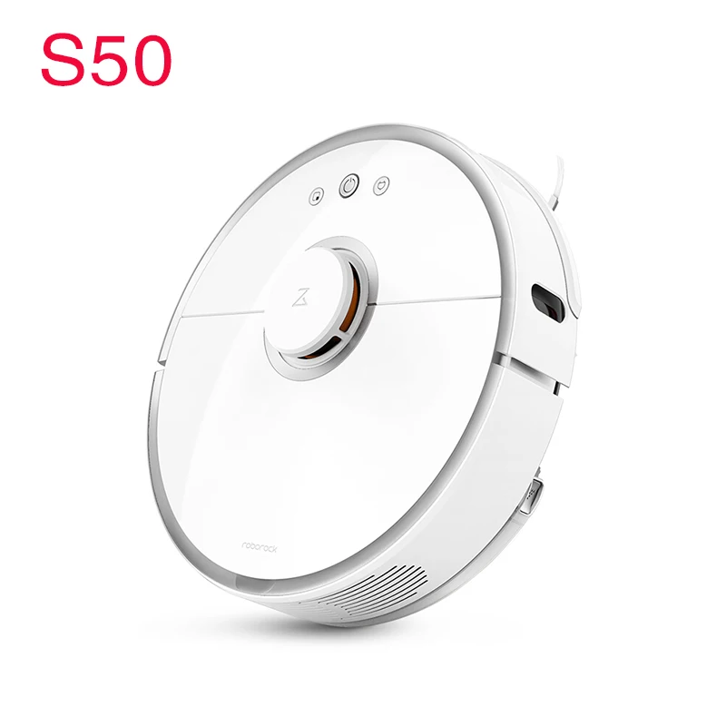 Робот-пылесос Roborock S50 S55 XIAOMI MIJIA 2 для дома, автоматическая Уборка Пыли, стерилизация, моющая швабра, смарт-планируемый wifi - Цвет: White S50