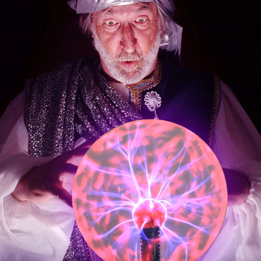 Плазменный шар 4/5/6/8 дюйма сфесветильник светодиодный ночсветильник детский