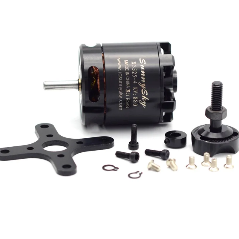 Оригинальный бесщеточный двигатель SunnySky X3525 520KV 720KV 880KV X series для FPV мультикоптера RC