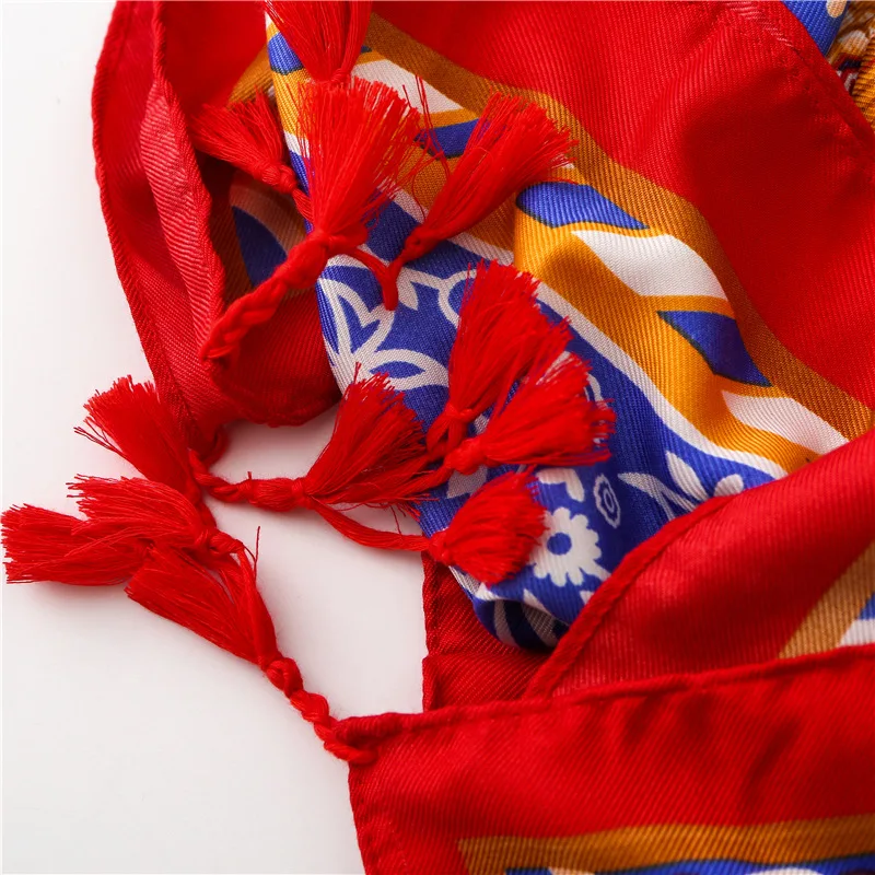 

Fashion winter scarves Women's Cotton and linen Shawl Print Tassels blanket scarf lady Seaside silk Scarf bandana
