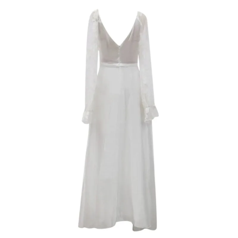 Сексуальное платье для девочек женское на бретельках свадебное с v-образным