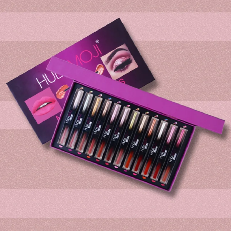 Новинка 2021 года hudamoji Beauty матовые и металлические расплавленные тени для век