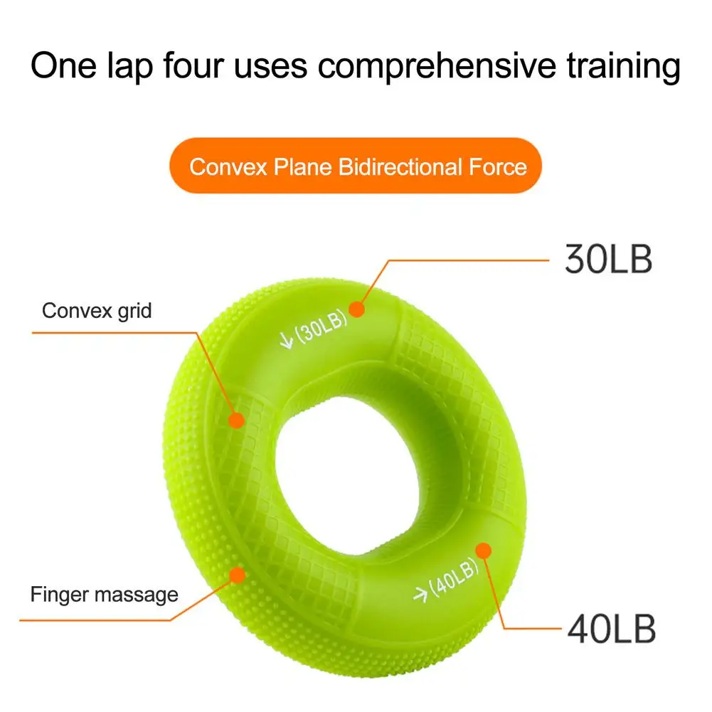Силиконовый регулируемый захват для рук кольцо пальцев тренажер предплечья