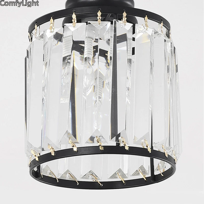 Современные хрустальные светодиодные потолочные светильники люстры для