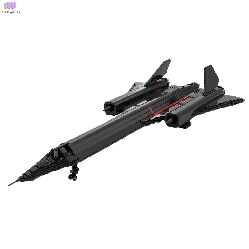 

Коллекционная модель классического военного оружия, самолета, MOC-20612, SR-71