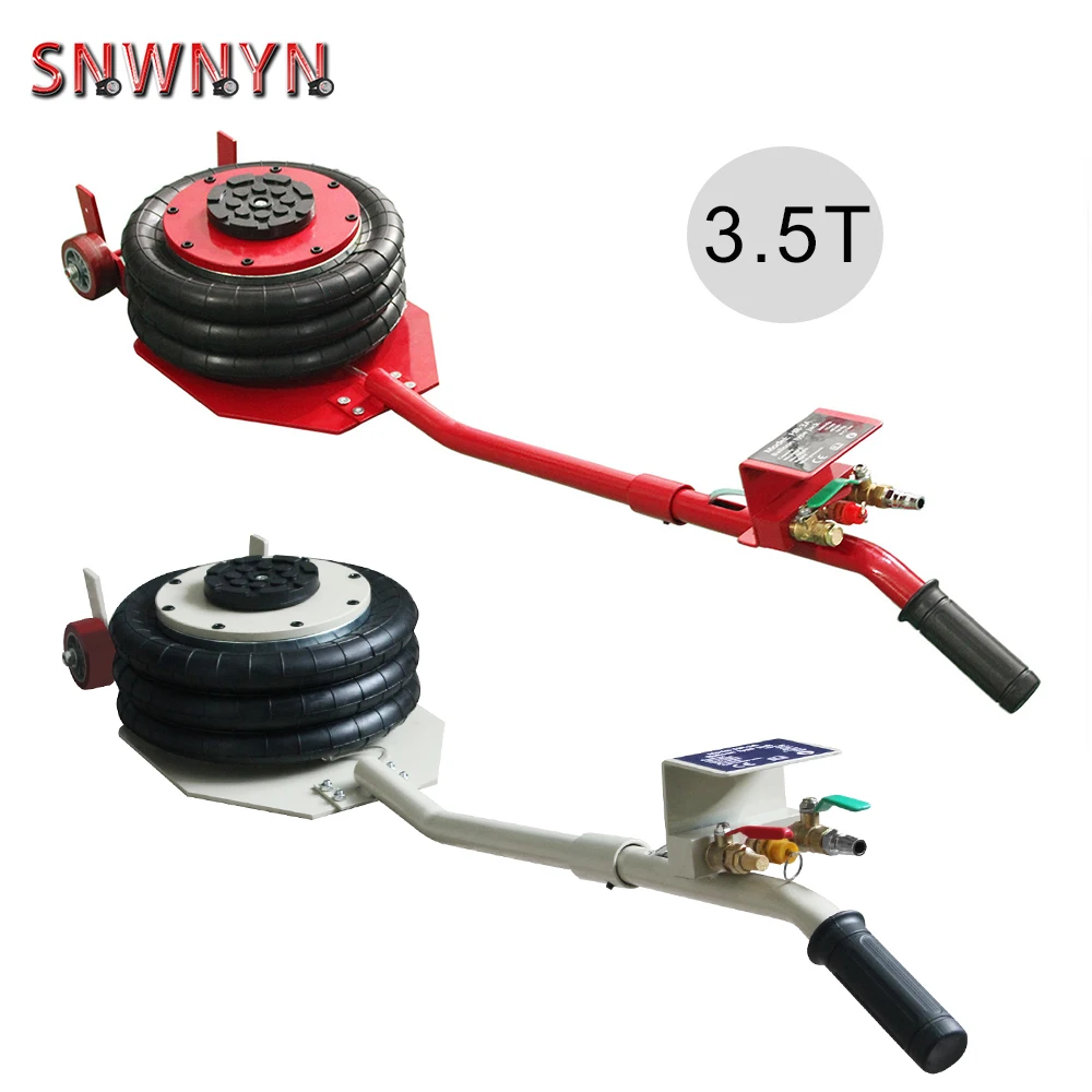 

Pneumatic 3.5T Car Jack Portable Inflatable Lift Triple Stage Bag Air 7700LBS Jack Car Truck Shop Lifting Equipment Tire Change