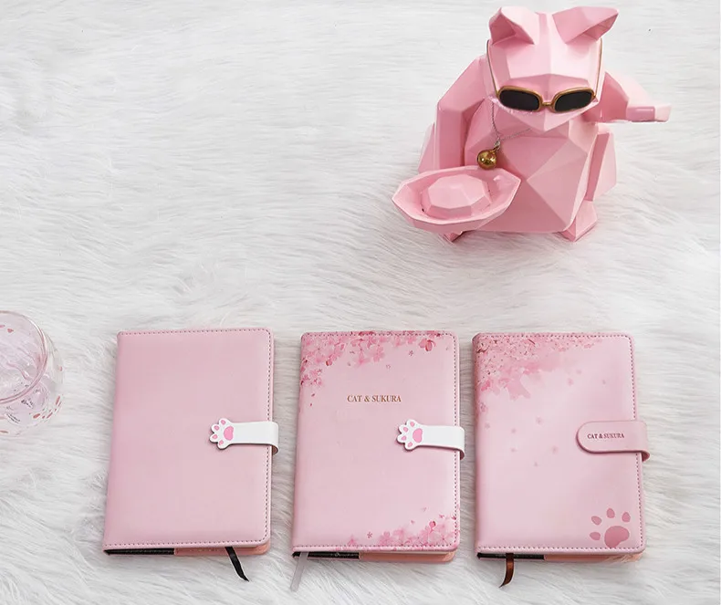 A5 Agenda планировщик расписаний Органайзер креативный Kawaii блокнот с кодовым замком с замком девушка Дневник Блокнот пули журнал