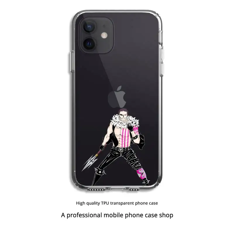 

ONEPIECE Phone Case Clear Cover For Iphone 5 6 7 8 11 12 Plus XR X XS SE2020 11/12PRO Max Transparent Cases