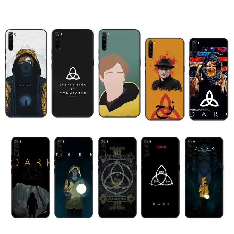 Хит продаж чехол netflix Dark оболочка Чехлы для xiaomi note max mi 3 7 8 9se Redmi 7a 8t 10 pro lite Обложка |