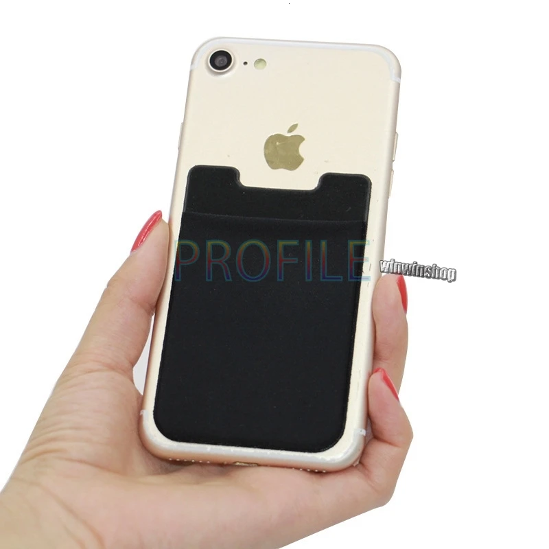 Портативный бумажник чехол для iPhone 7 8 S х гибкий кредитные клей карта Buddy Комплект