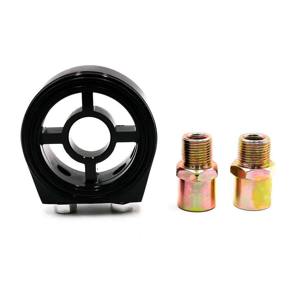 

Универсальный M20 * 1,5 и 3/4-16 масляный фильтр охладитель масляный адаптер автомобильный измеритель алюминиевый сэндвич пластина адаптер