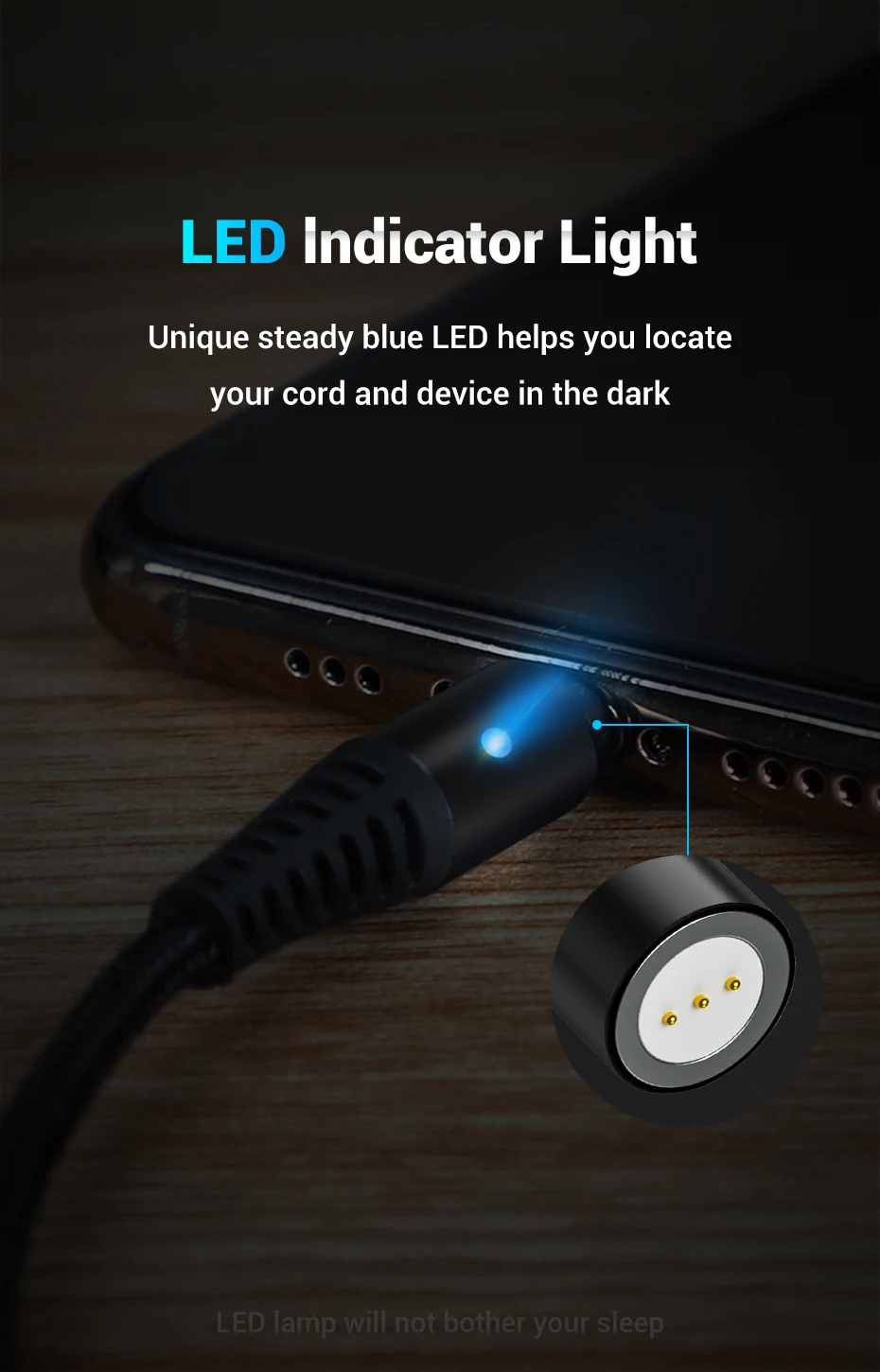 Магнитный usb-кабель TOPK 5A для быстрой зарядки, кабель USB type C, Магнитный зарядный кабель Micro usb для iPhone X, samsung, Xiaomi