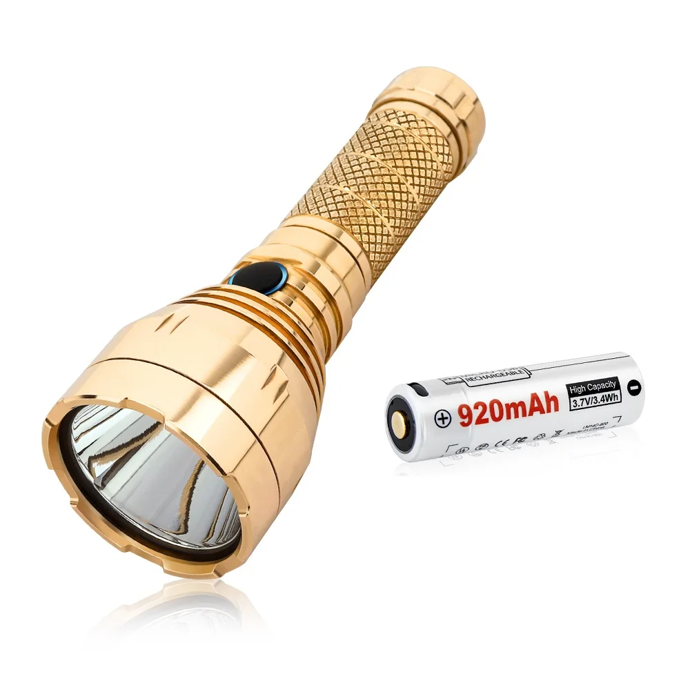 

Оригинальный светодиодный фонарик Lumintop GT Micro Copper NM1, миниатюрный фонарь BLF GT By14500 для самообороны, кемпинга