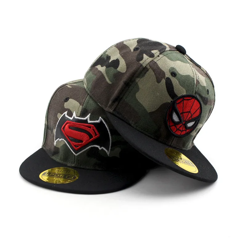 

Disney Children Cartoon Camouflage America Student Casual Hat Boy Baseball Cap Kids Sun Hat Baby Fashion Embroidery Anime Cap