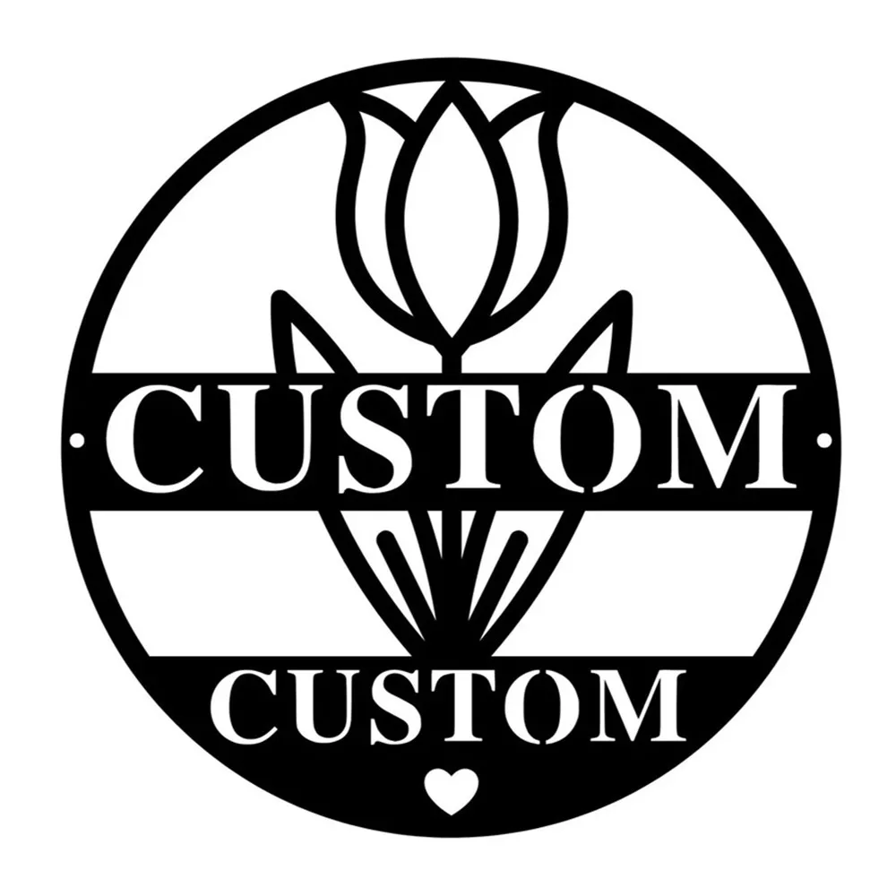 

Custom Wooden Garden Sign Personalized Name Sign Plaque for Home Garden Decor Laser Engraving12/18 inch