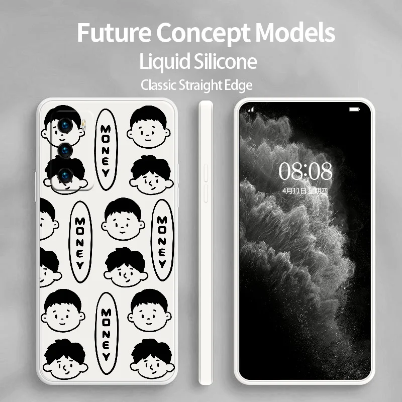 

Braids Girl Phone Case For Huawei P40 P40Lite P30 P20 Mate 40 40Pro 30 20 Pro Lite P Smart 2021 Y7a Liquid Silicone Cover