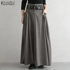 Женская Весенняя юбка с бантом, однотонная Макси-юбка с завышенной талией, модель 2021, 2021