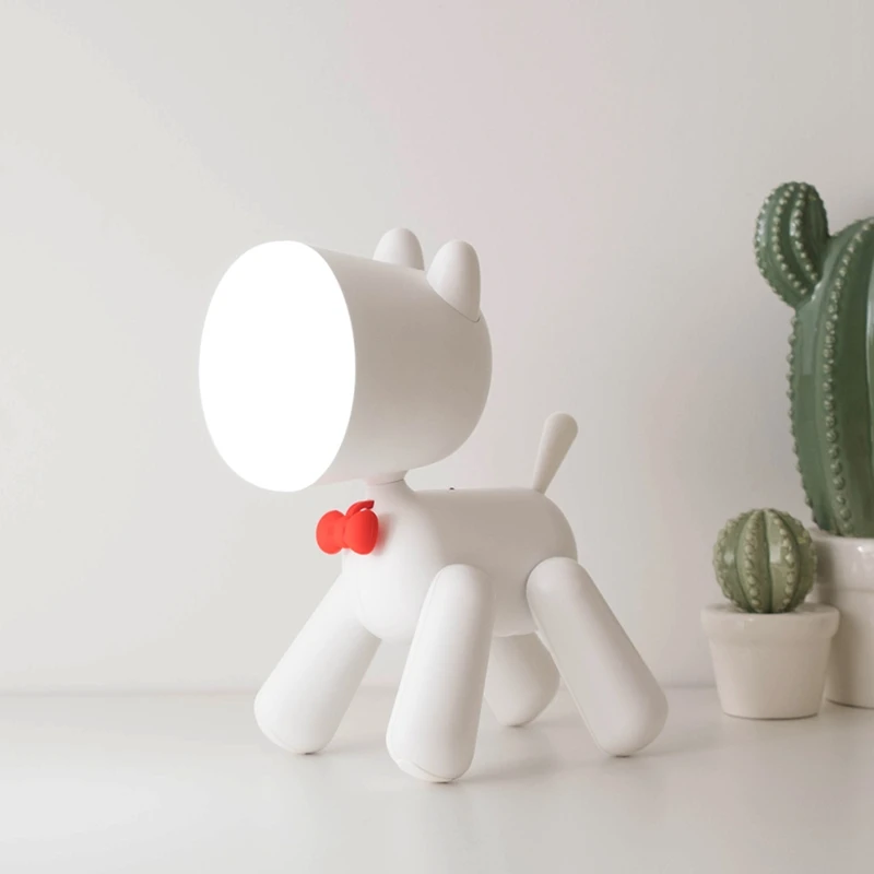 

Pup Led Night Lamp for Children Rechargable Night Lights Adjust Brightness Table Lamp for Home in Bedroom