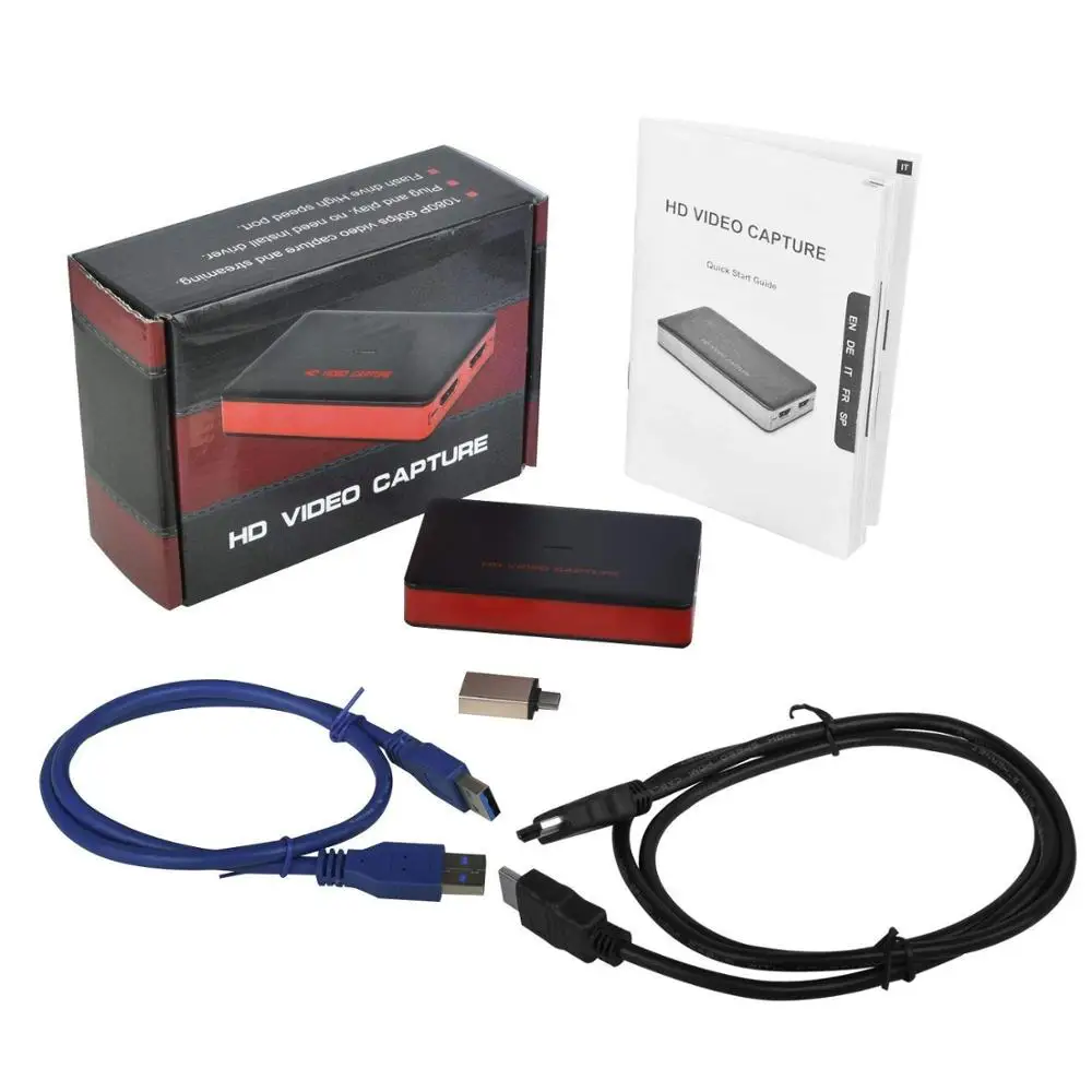 USB 3.0 HDMI HD Game Video Capture Card 1080P 60FPS Recorder Box Device Live Streaming for Windows Linux Os X System | Электроника