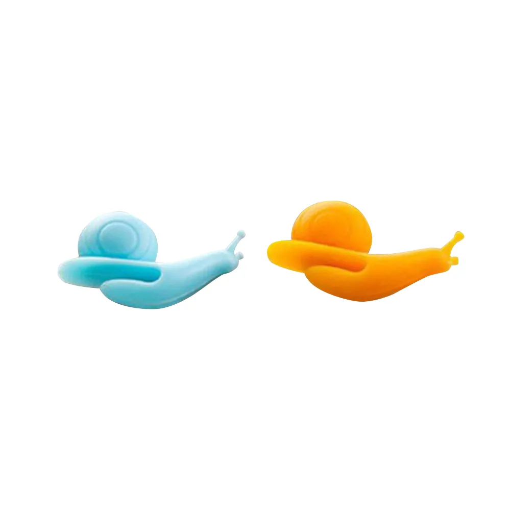 5 pcs/Set Cute Snail Shape Tea Bag Clip Party Decor Random Color Silicone Holder Cup Mug Infusers Strainer Clips | Дом и сад