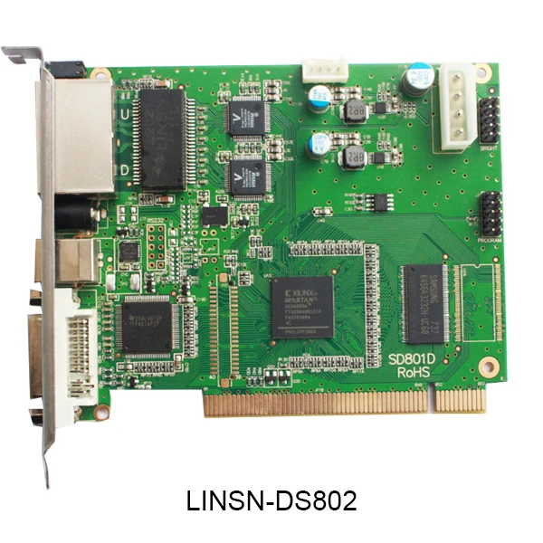 

Linsn DS802 (тройной цвет) отправляющая карта со светодиодным дисплеем