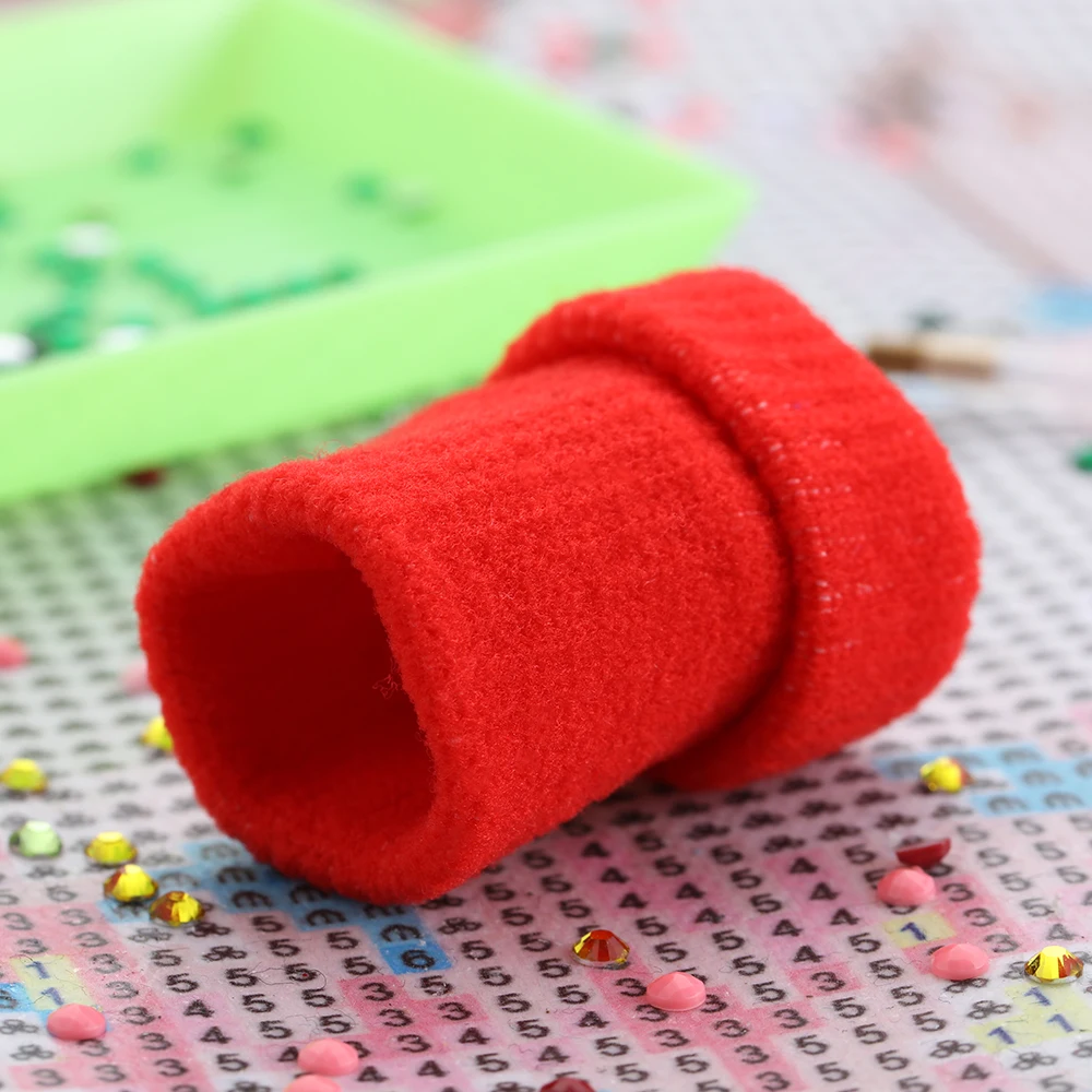 Чехол для защиты пальцев от вышивки крестиком бриллиантовая живопись рукава