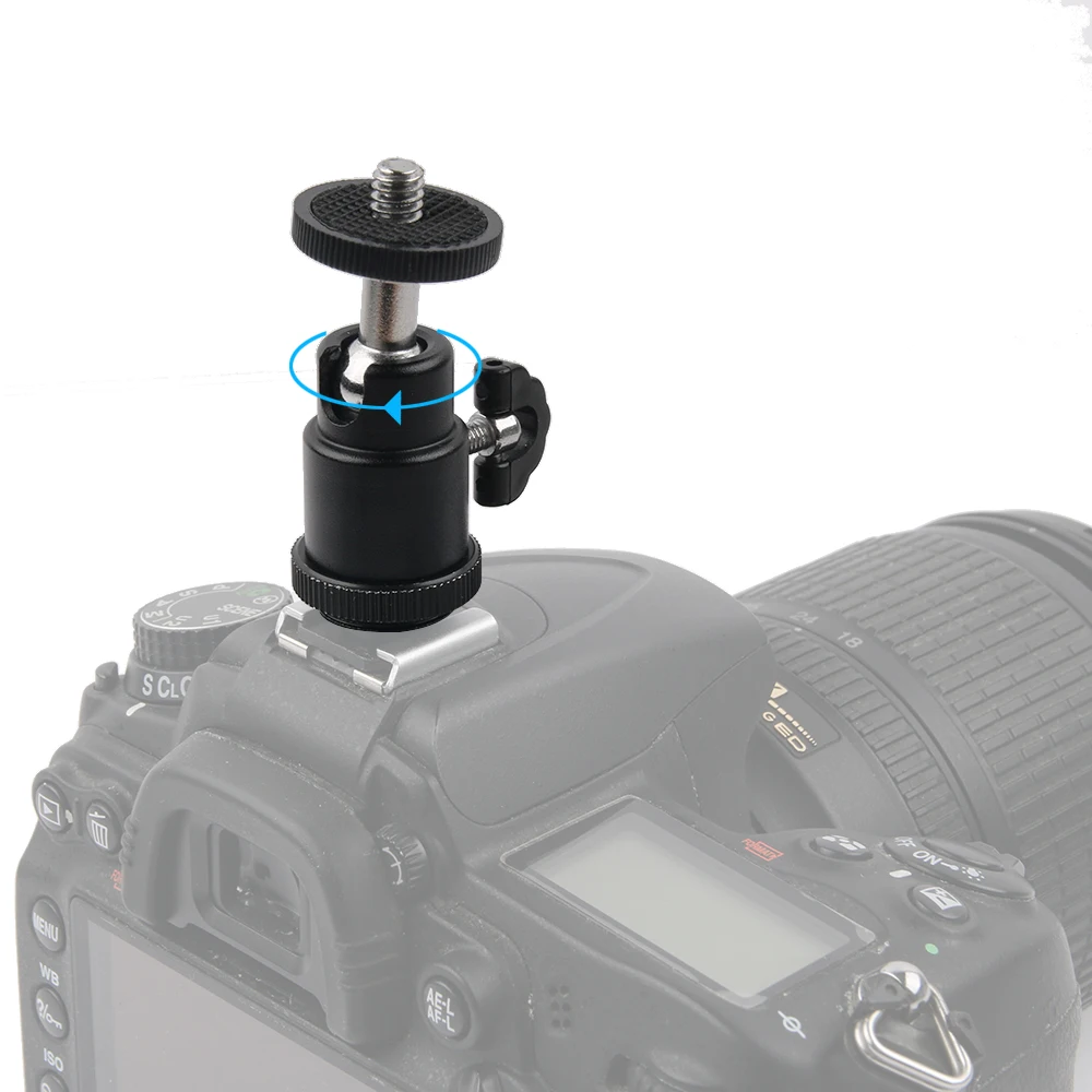 1/4 \ "3/8 штатив винт для вспышки Горячий башмак адаптер для DSLR SLR на горячий башмак студия аксессуар винт
