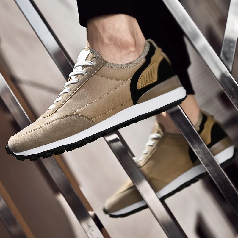 Осенняя мужская повседневная обувь; дышащая обувь; Zapatos; легкие; Calzado de hombre; удобные мужские кроссовки; смешанных цветов на ровной подошве; мужская обувь