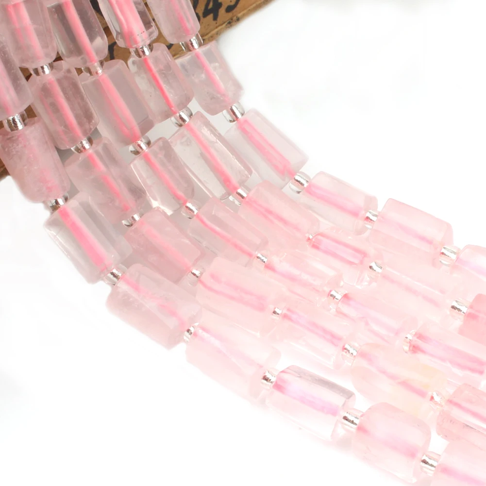 Бусины из нефрита натурального лазурита кварца аквамарина бусины в форме