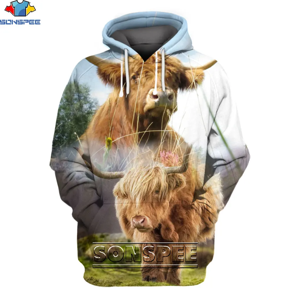 

Мужская и женская куртка с капюшоном SONSPEE Bull Grassland
