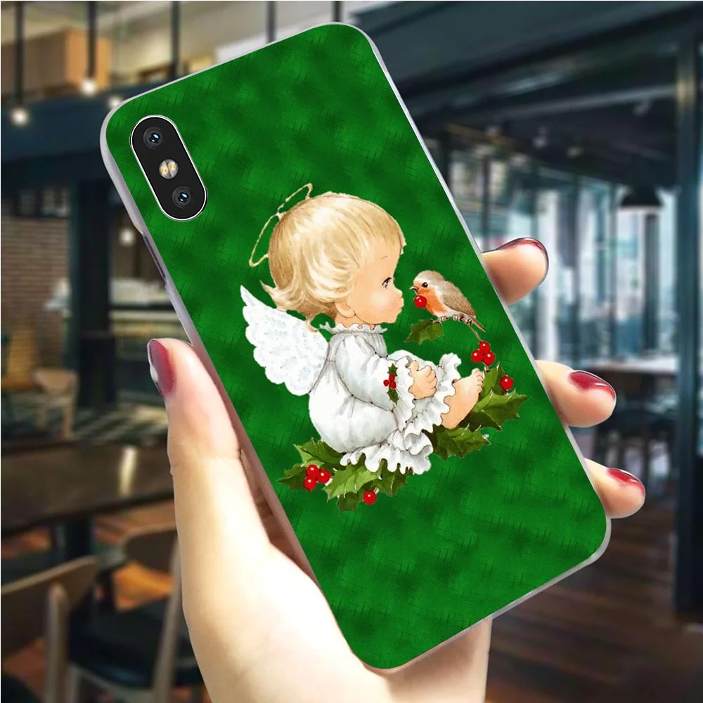 K2527109 Чехол для телефона с принтом «Ренессанс ангелы» чехол для iphone 8 5 5S SE 6 6 S/6 6S Plus 7/7 8 Plus X XS XR Xs Max, Жесткий Чехол - Цвет: K2527109