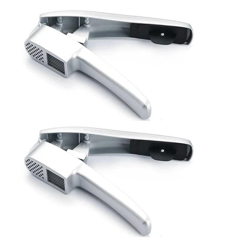 

2 Pieces Of Set Garlic Cutter, Garlic Peeler, Garlic Cutter, Garlic Press, Kitchen Garlic Pressing Tool