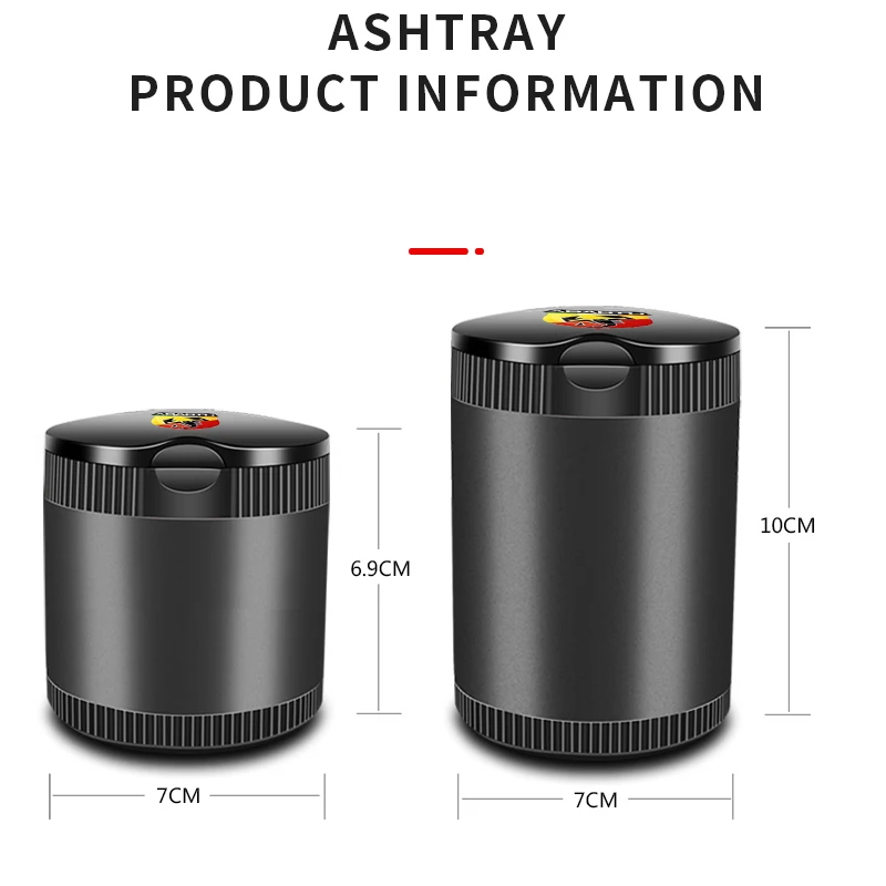 Автомобильная светодиодная пепельница лоток для мусора и сигар органайзер